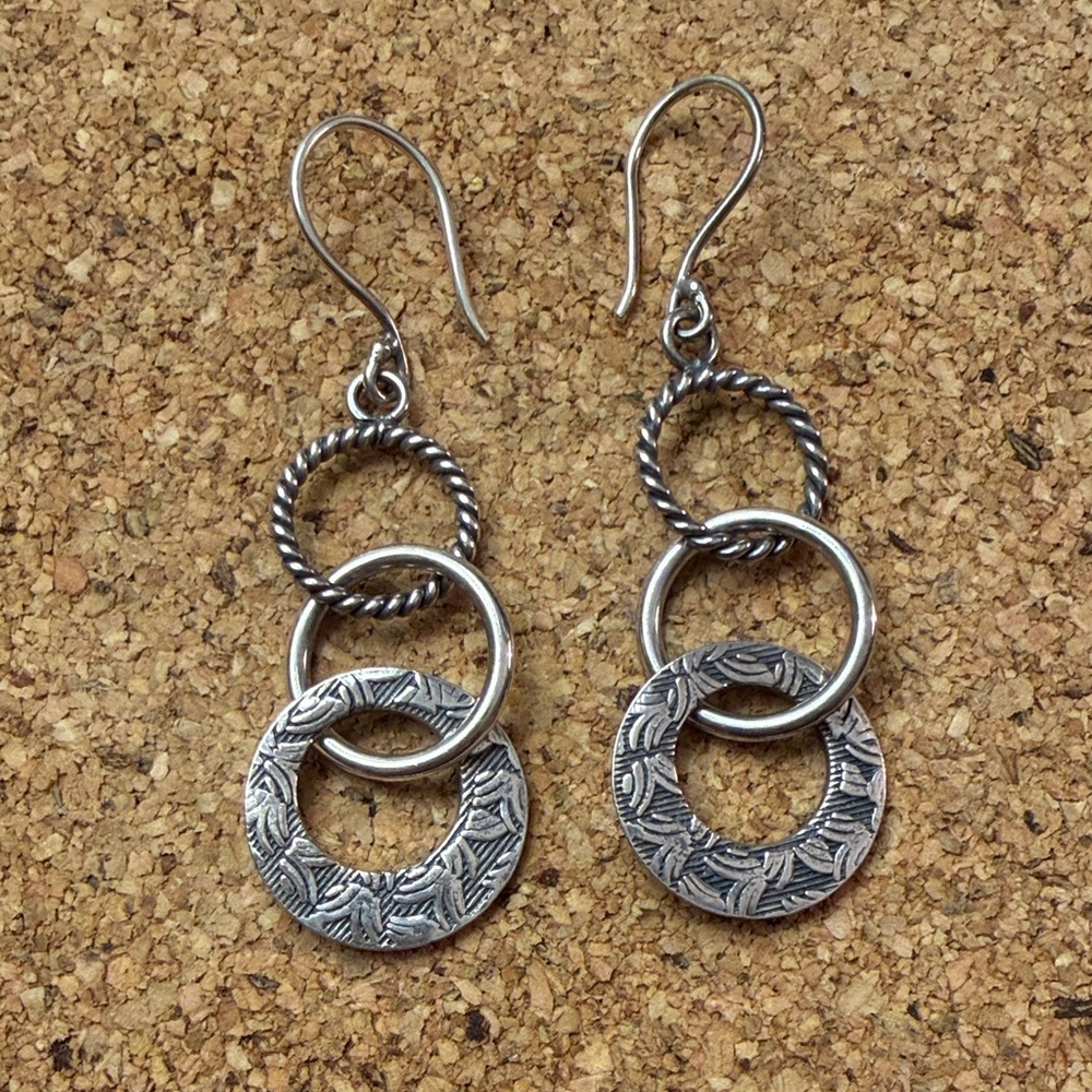 Silpada Silver Dangle Earrings